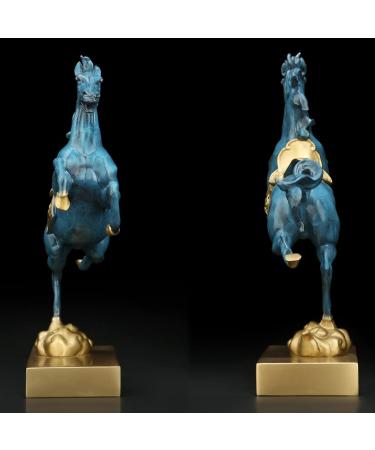 Buddha Statue/Buddha Figurines Statue Copper Chinese Zodiac Horse Statue Home Decoration Best Housewarming Opening Gift Collectible Figurines 11.8 Inch Height (Blue/Red) Buddha Statue Decora (Mug) - Buy Online on GoSupps.com
