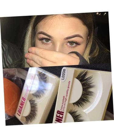 Pair soft eyelash Fake eyelashes Fake Lashes Natural Eyelashes multi-layer dense natural 3d natural false eyelashes natural false lashes - Buy Online on GoSupps.com
