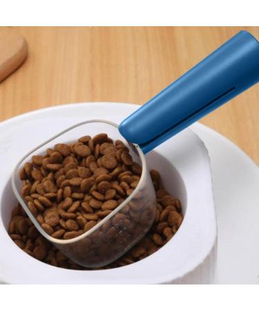 Teksome Pet Food Scoop Transparent Puppy Measuring Cups with Scale - Practical Dry Food Scoops for Dogs and Cats Feeding Supplies - Buy Online on GoSupps.com