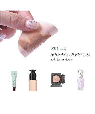 Zliger 12-Piece Air Cushion Powder Puff Set | Ultra Soft Cotton Makeup Applicators | Dual-Use Wet & Dry Makeup Remover Tool for Liquid Foundation - Buy Online on GoSupps.com