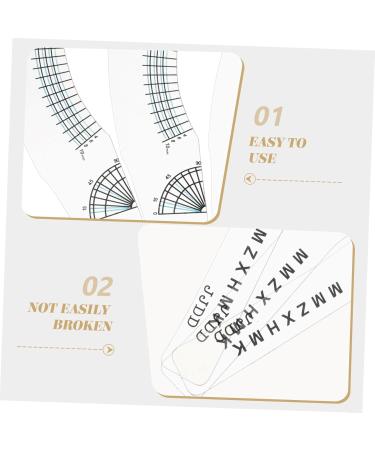 Balacoo 10pcs Eyelash Measuring Tool - Essential Lash Measure Ruler for Extensions & Techs - Perfect for Curly Eyelashes - Buy Online on GoSupps.com