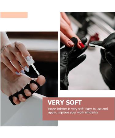 IMIKEYA Lot de 200 pinceaux de rechange pour vernis ongles longs et ronds - Pour huile et gel - Outil de manucure pour un usage professionnel et domestique - Buy Online on GoSupps.com