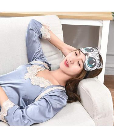 Big Eyes Cat Ice Eye Mask - Cooling Eye Mask for Sleeping, Relaxation, Dry Eyes, Styes, Sinus Pain, Headache Relief - Buy Online on GoSupps.com