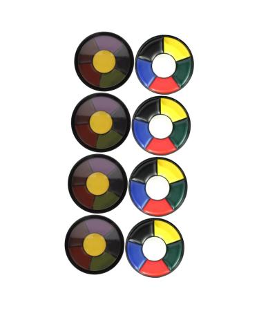 FRCOLOR 8 Pcs Halloween Paint Face Painting Pallet for Art Halloween Oil Makeup Kit Face Kits Halloween Makeup Paint Tool for Halloween Paint Pigment Body Paint Quick Dry Child Oil Paint