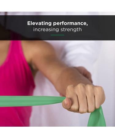 TheraBand Resistance Band 6 Yard Roll - Green Heavy | Professional Latex Elastic Band for Physical Therapy, Pilates, Home Workouts - Buy Online on GoSupps.com