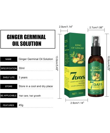 Hair Growth Germinal Oil Anti-Hair Loss Hair Growth Promotes Blood Circulation of the Scalp Prevents Hair Loss - Buy Online on GoSupps.com