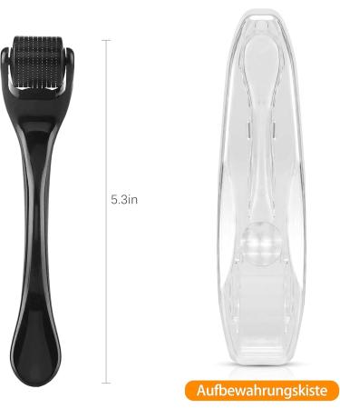 OioTuyi Beard Roller 0.5 mm Derma Roller Hair and Beard Care Derma Roller Hair Growth Microneedling Roller Micro Needle Roller for Men and Women Derma Roller Beard and Scalp - Buy Online on GoSupps.com