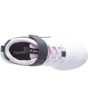 Reebok Girl's Rush Runner 4.0 Alt Sneakers - White/Pink/Navy - Size 10 UK Child - Buy Online on GoSupps.com