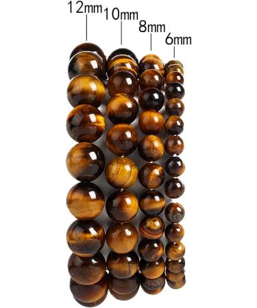 Original Tiger Eye Bracelets Men Energy Natural Stone Bead Bracelets Women Quartz Agates Feng Shui Wealth Jewelry Pulseras 11 8mmBeads21cm 11 8mmBeads21cm - Buy Online on GoSupps.com