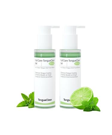 Tongue Gel | Fresh Mint Tongue Cleaning Paste | Bad Breath and Halitosis | Mouth Odor Eliminator | Use with Tongue Brushes & Scrapers (2 Pack) Oral Gel