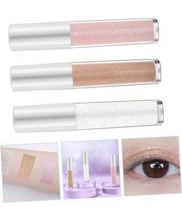 BIUDECO 3pcs Polarized Monochrome Eyeshadow Bling Eyeshadow Sparkle Eyeshadow Glitter Eye Shadow Plastic - Buy Online on GoSupps.com