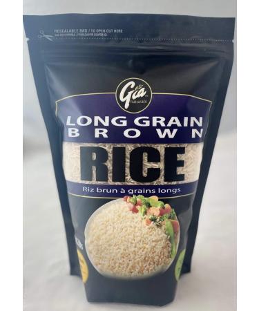 Gia Long Grain Brown Rice 2lbs Bag - 100% Natural Gluten Free