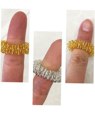 Fomiyes 20-Pack Finger Massage Ring Toys - Sensory Acupressure Stress Relief Finger Toys for Ultimate Relaxation - Buy Online on GoSupps.com