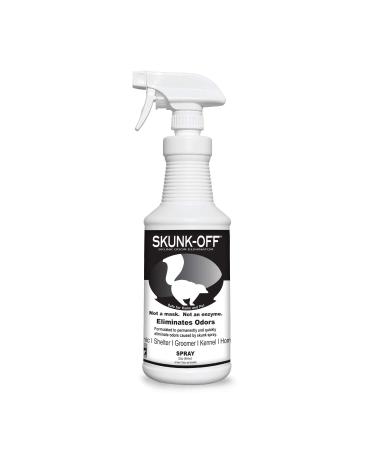 Skunk Off  Ready to use Skunk Odor Remover for Dogs, Cats, Carpet, Car, Clothes & More  Non-Enzymatic Formula 32oz
