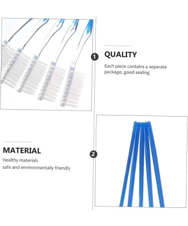 Mobestech 60 Pcs Disposable Toddler Toothbrush Set - Soft Plastic Brushes for Kids | International Shipping Available - Buy Online on GoSupps.com