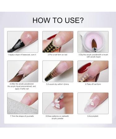28g Acrylic Nail French Manicure Powder - Professional White HJ-NAP016 - Buy Online on GoSupps.com