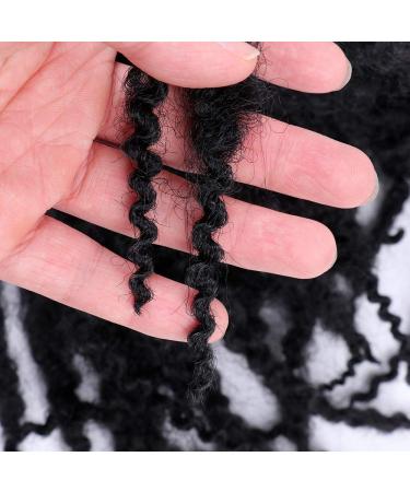 4 Packs Afro Kinky Braiding Hair Extensions - 20 Inch Black Synthetic Twist Crochet Braids - Buy Online on GoSupps.com