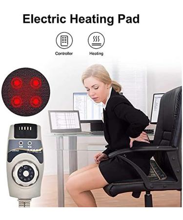 Haiding Electric Heating Pillows - Infrared Back & Shoulder Relief with Jade & Tourmaline - Smart Temperature Control 17x17 - Buy Online on GoSupps.com