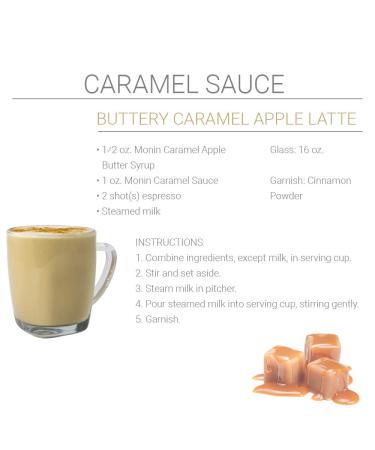 Monin Gourmet Caramel Sauce - Rich & Buttery 64 Fl Oz | Gluten-Free & Non-GMO | Perfect for Desserts, Coffee, and Snacks - Buy Online on GoSupps.com