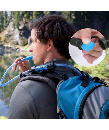 Silicone Bite Valve Replacement - 4 Pack for Water Bladders & Drinking Bags | Durable Mouthpieces & Dust Protection - Buy Online on GoSupps.com