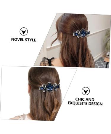 Beatifufu Hairpin Goody Hair Clips for Women Rhinestone Hair Clip French Hair Clip Bridal Hair Accessory Hair Barrettes Womens Hair Accessories Spring Hair Clip Bride Girl France Rhinestones - Buy Online on GoSupps.com