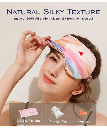 Super Soft 22 Momme 100% Mulberry Silk Sailboat Eye Mask - Gift Pack - Buy Online on GoSupps.com