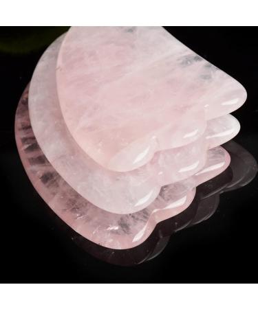 Face Massager Gua Sha Rose Quartz Jade Guasha Stone for Chin Neck Face Lifting Wrinkle Remover Skin Detox Beauty Care 1Pcs (Color : Heart) - Buy Online on GoSupps.com