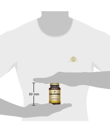 Solgar Melatonin 1mg - Sleep - Facilitates falling asleep - Reduces the effects of jet lag - Food supplement - Bottle of 60 tablets - Buy Online on GoSupps.com