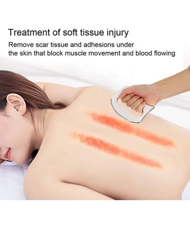 Verdant Touch Stainless Steel Gua Sha Tool for Body Massage & Acupuncture - Premium Massage Scraping Board - Buy Online on GoSupps.com
