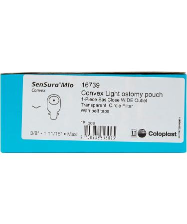 SenSura Mio Convex Filtered Ostomy Pouch 11 Length Maxi Size 10 Box-Pack - Buy Online on GoSupps.com