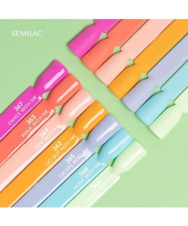 Buy Semilac UV Nail Polish Hybrid 368 Move With Me - 7ml | Shop Closer Again Collection Online - Buy Online on GoSupps.com
