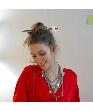 FRCOLOR Chinese Wood Hair Stick Vintage Chinese Hair Chopstick Retro Hair Fork for Women - Buy Online on GoSupps.com