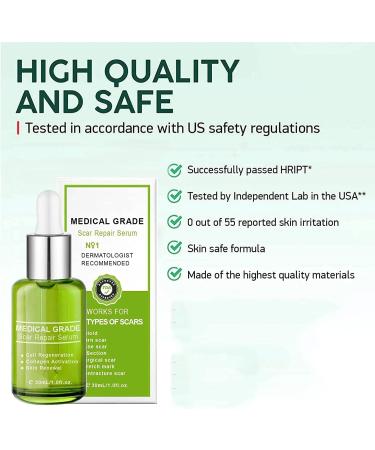 Goopgen Advanced Scar Repair Serum - Medical Grade Nature Scar Treatment for All Types of Scars | 1pcs - Buy Online on GoSupps.com