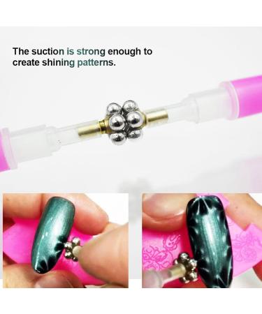 Double-Headed Magnetic Nail Art Pencil - Perfect for Gel & Acrylic Nails | International Shipping Available - Buy Online on GoSupps.com
