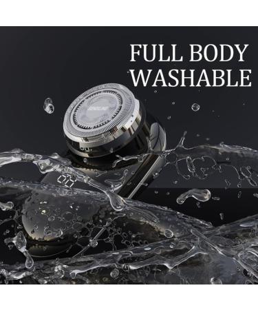 Men's Mini Electric Shaver - Wet/Dry Washable Razor with Fast Charging & Digital Display - Portable Car Mounted Blade for Travel - Buy Online on GoSupps.com