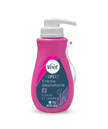 Veet VEET EXPERT - Hair Removal Cream for Stubborn Hair - Body & Legs - Works in 2 min - 400ml