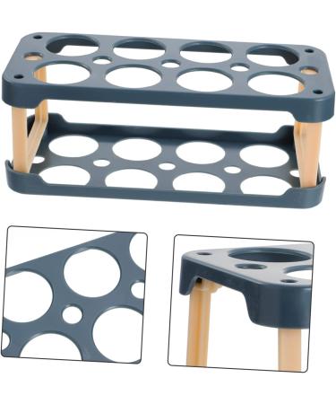 OSALADI Box Egg Carton Egg Holder Bandejas Para Comida Cutlery Tray Household Refrigerator Plastic re-usable Blue 22.3X10.1X8.9CM - Buy Online on GoSupps.com