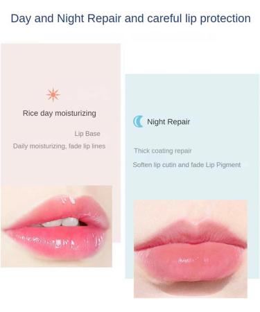 Moisturizing lip balm set 8 lip balm sets lip balm set For day and night lip care Repair dry and peeling lips-Reduce lip lines and wrinkles - Buy Online on GoSupps.com