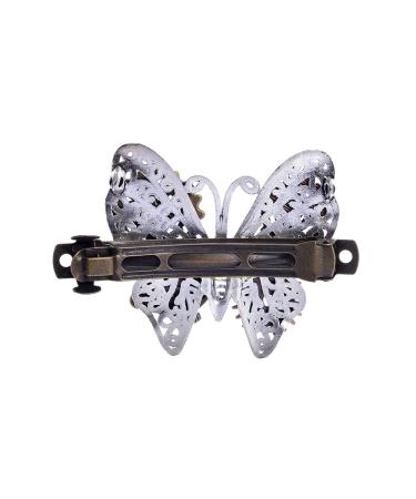 ZHOUMEIWENSP Goth Metal Butterfly Hair Clips - Steampunk Gear Wings, Punk Vintage Hair Accessory for Women and Girls - Buy Online on GoSupps.com