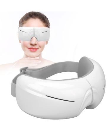 Eye massager with vibration music massage device for migraines relaxation and reduction in eye pollution dark circles tear bags dry eye improves sleep