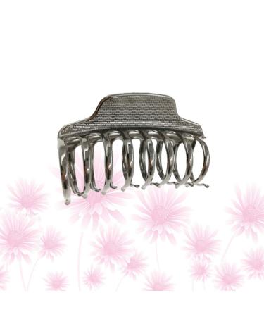 Minkissy Large Black Metal Hair Claw Clips - Jaw Clamp Barrette for Women - Perfect for Half Bun Hairstyles - Buy Online on GoSupps.com