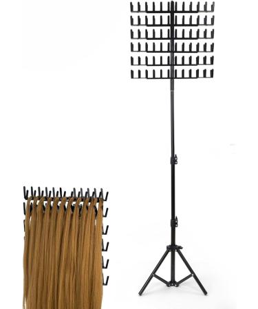 Hair Extension Holder Stand - 144 Pegs Hair Divider Rack For Braiding | Hair Separator Stand Display Stand With Braiding Hair Supplies For Hairstylists - Buy Online on GoSupps.com