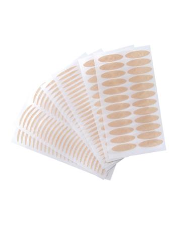 Ipetboom 60 Sheets Natural Invisible Double Side Eyelid Tapes Sticker Women Eyelid Tape Double Sided Clear Tape Single Side Eyelid Tapes Make up Kit Man Beauty Stickers Hooded