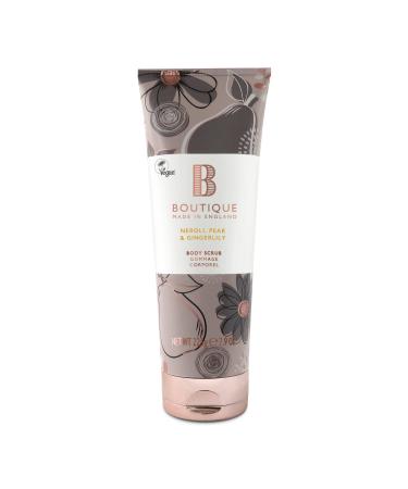 Boutique Neroli Pear & Gingerlily Body Scrub Cleanses Skin Leaving it Feel Soft and Smooth 225g