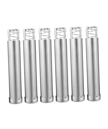 HOMSFOU 6pcs Moxa pusher tool Stainless steel moxibustion oven cardboard moxibustion box pusher
