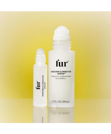 Fur Ingrown Eliminator Serum Rollerball - Powerful Ingrown Hair Treatment Serum With AHAs and BHAs to Treat and Prevent Ingrown Hairs and Bumps, Hydrates and Soothes Irritated Skin - 50 ml 1.7 Fl Oz (Pack of 1) - Buy Online on GoSupps.com