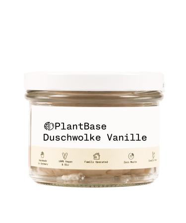 Shop Plantbase Shower Cloud Vanilla 110g - 3in1 Vegan Natural Shower Gel Soothing Peeling for Body & Face Handmade in Germany - Buy Online on GoSupps.com