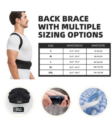 Adjustable Posture Corrector for Men & Women - Back, Shoulder, Neck, and Lumbar Support Brace - Buy Online on GoSupps.com