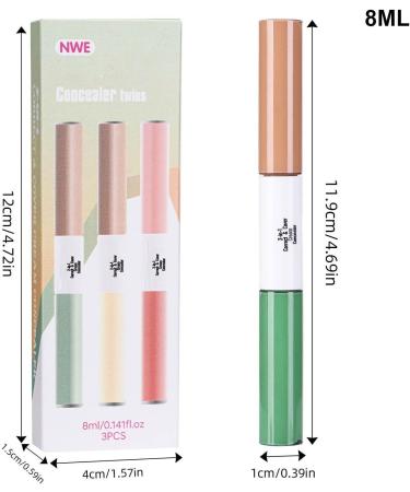 Correcteur Pour Femmes | 3X Correcteur Liquide Couverture Intense Cosm tique Longue Tenue pour v nements Photo et Usage Quotidien - Buy Online on GoSupps.com