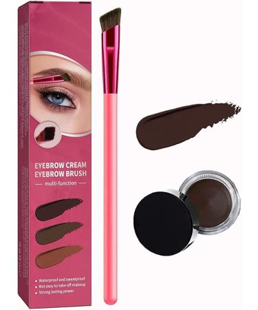 Lovelycat 4D hair pencil eyebrow pencil ultra-thin 4D hair pencil professional angle Makeup brush ultra-thin eyebrow pencil (Gray)
